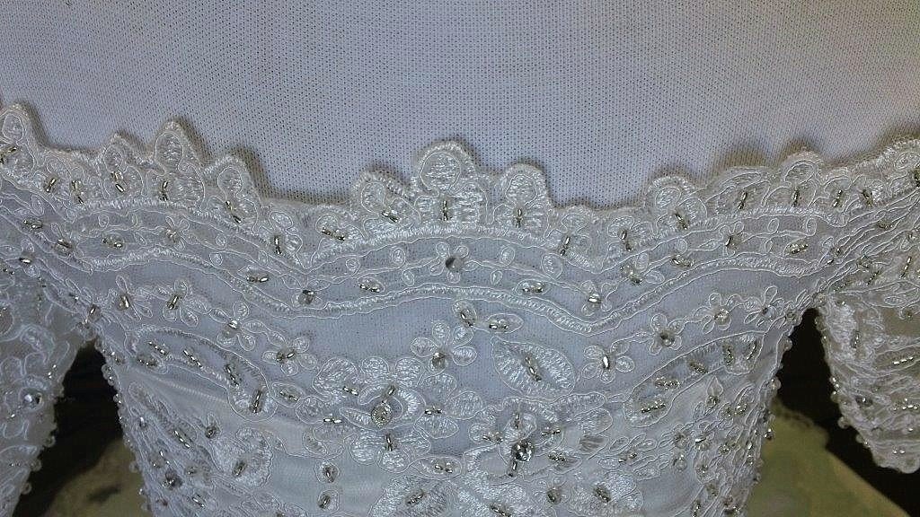 lace off the shoulder flower girl dresses